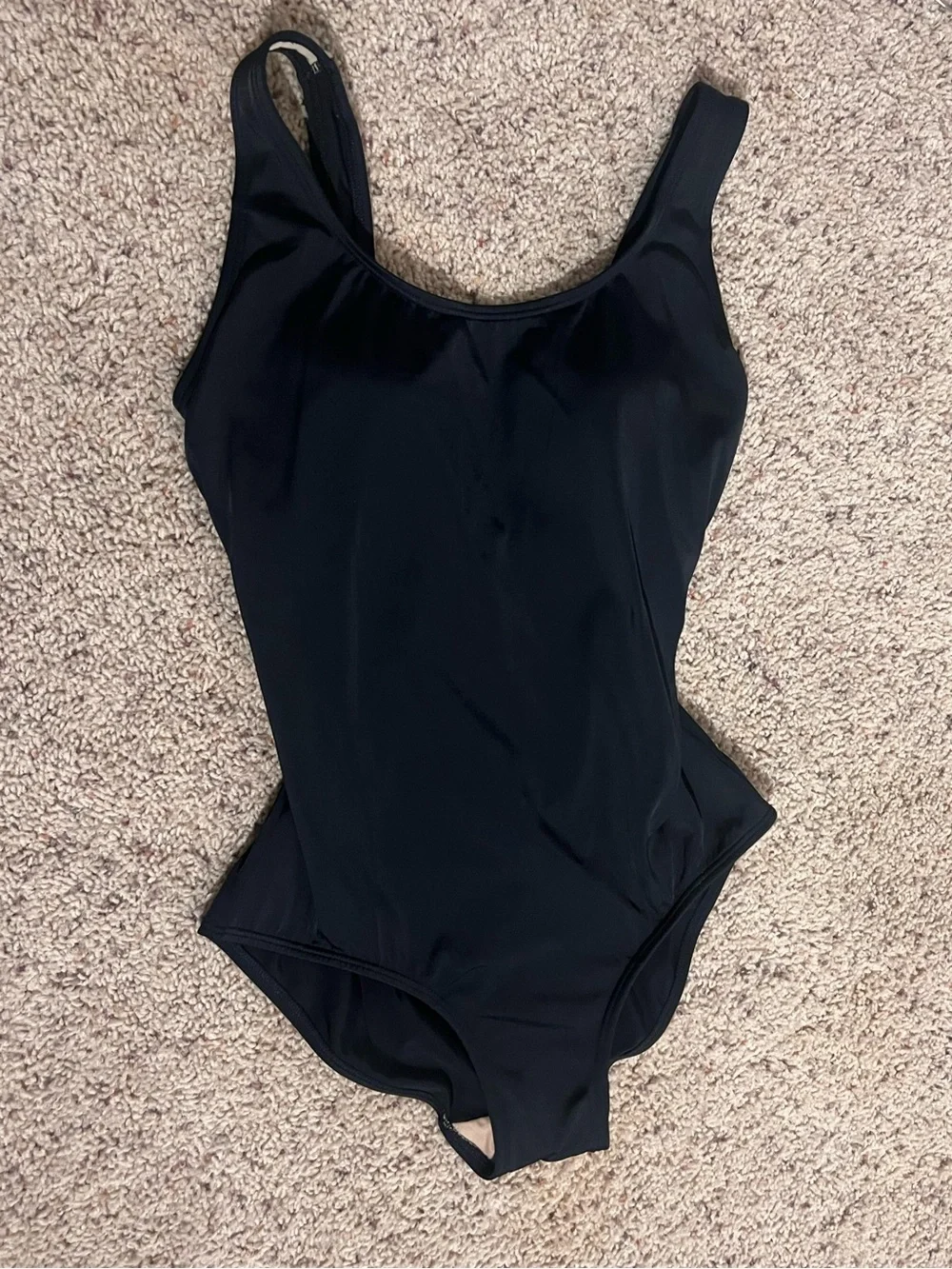 L.L. Bean Black Women's one piece swimming suit